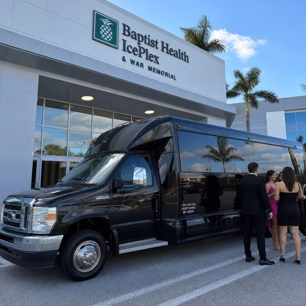 Rent a Bus to Baptist Health IcePlex & War Memorial