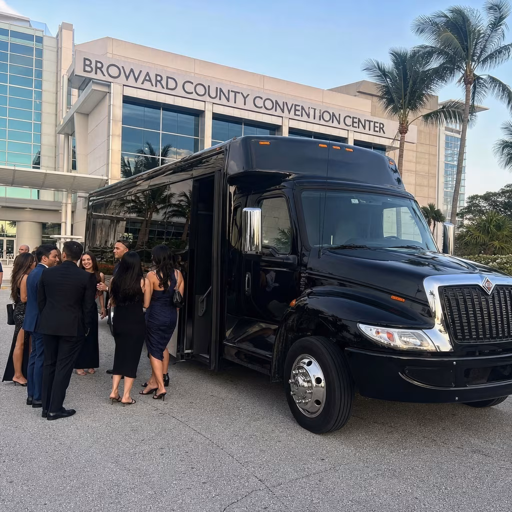 Rent a Bus to the Broward County Convention Center