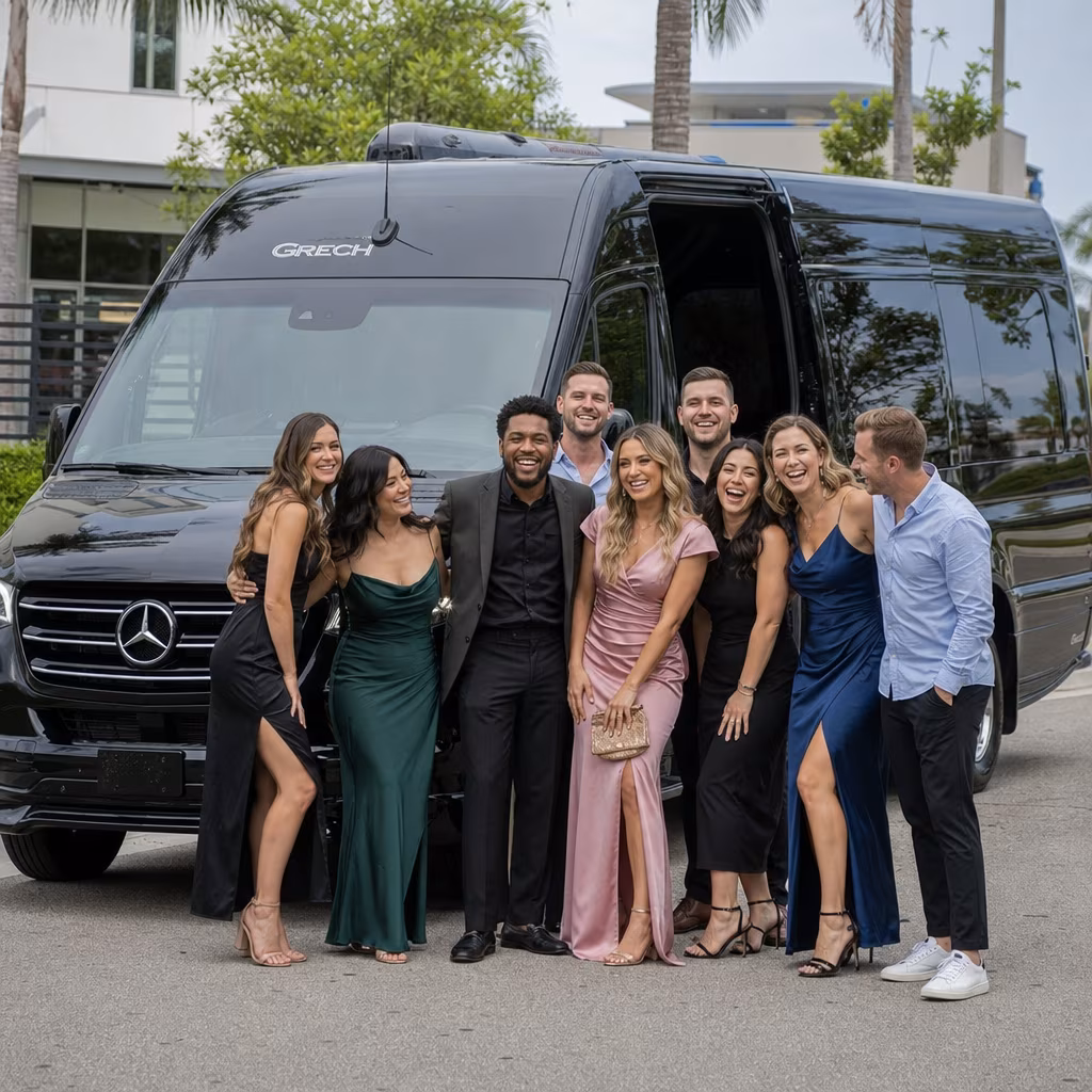 Birthday party bus