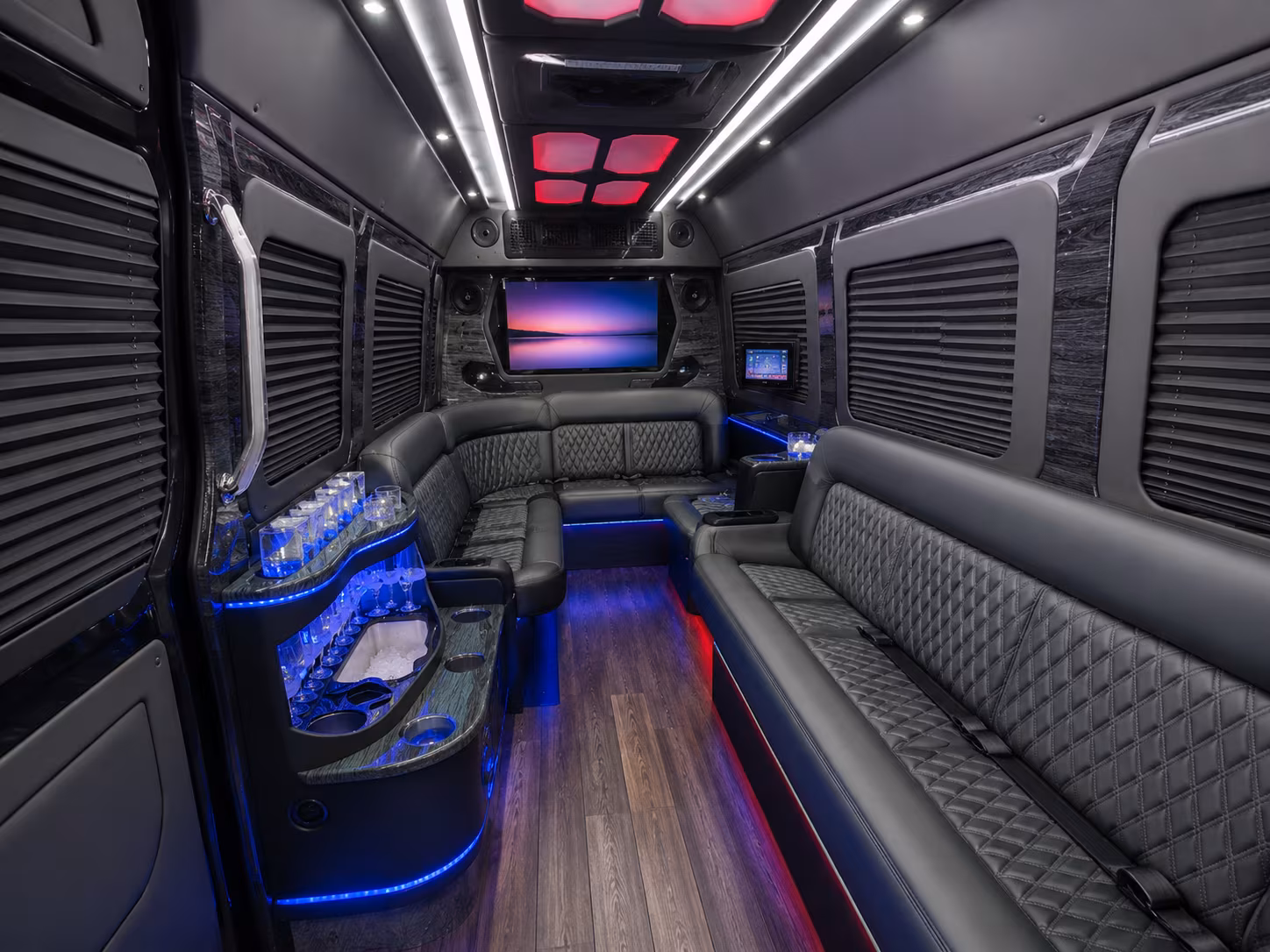 Fort Lauderdale Corporate Transportation party bus exterior