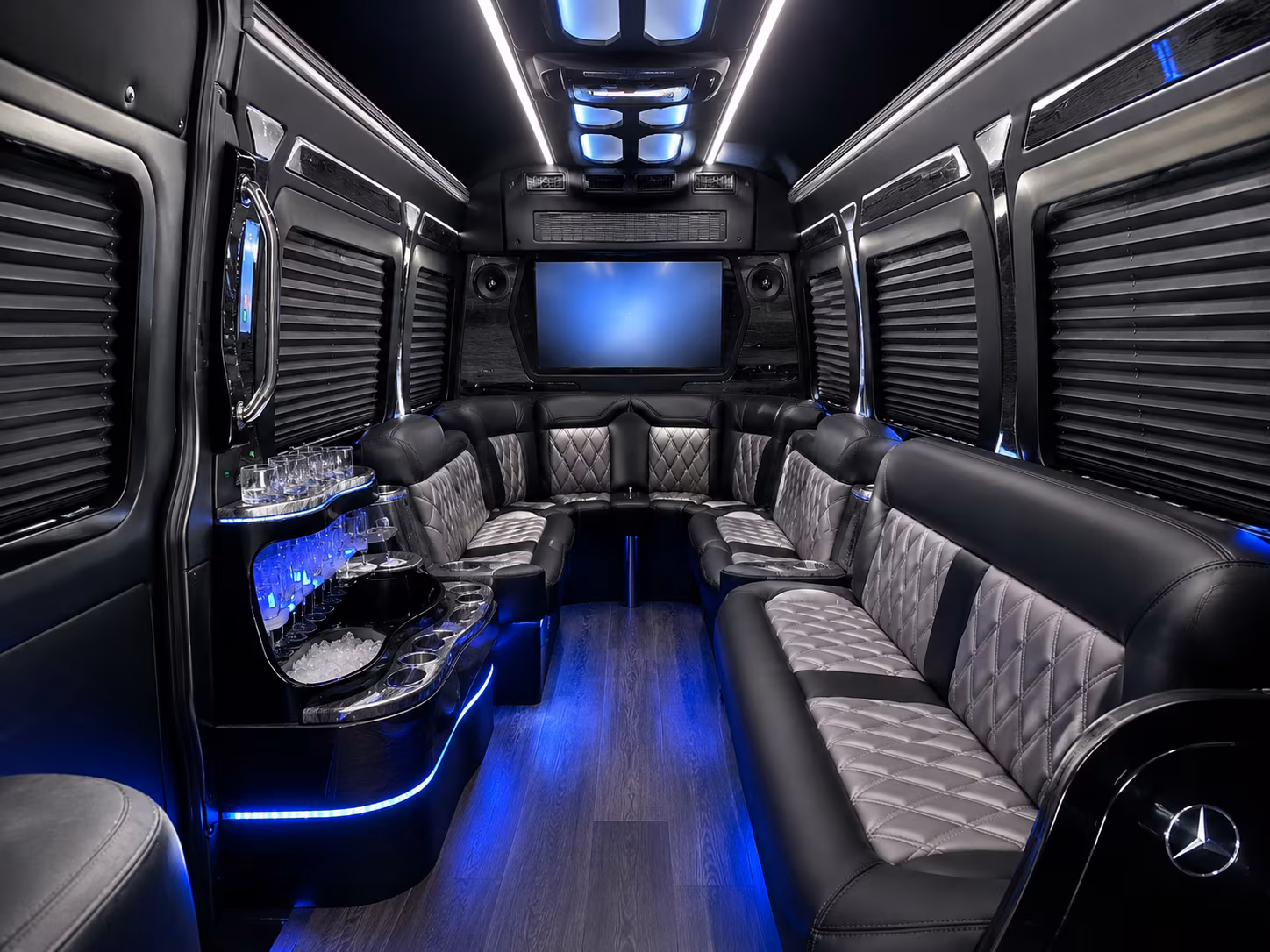Fort Lauderdale Corporate Transportation party bus exterior
