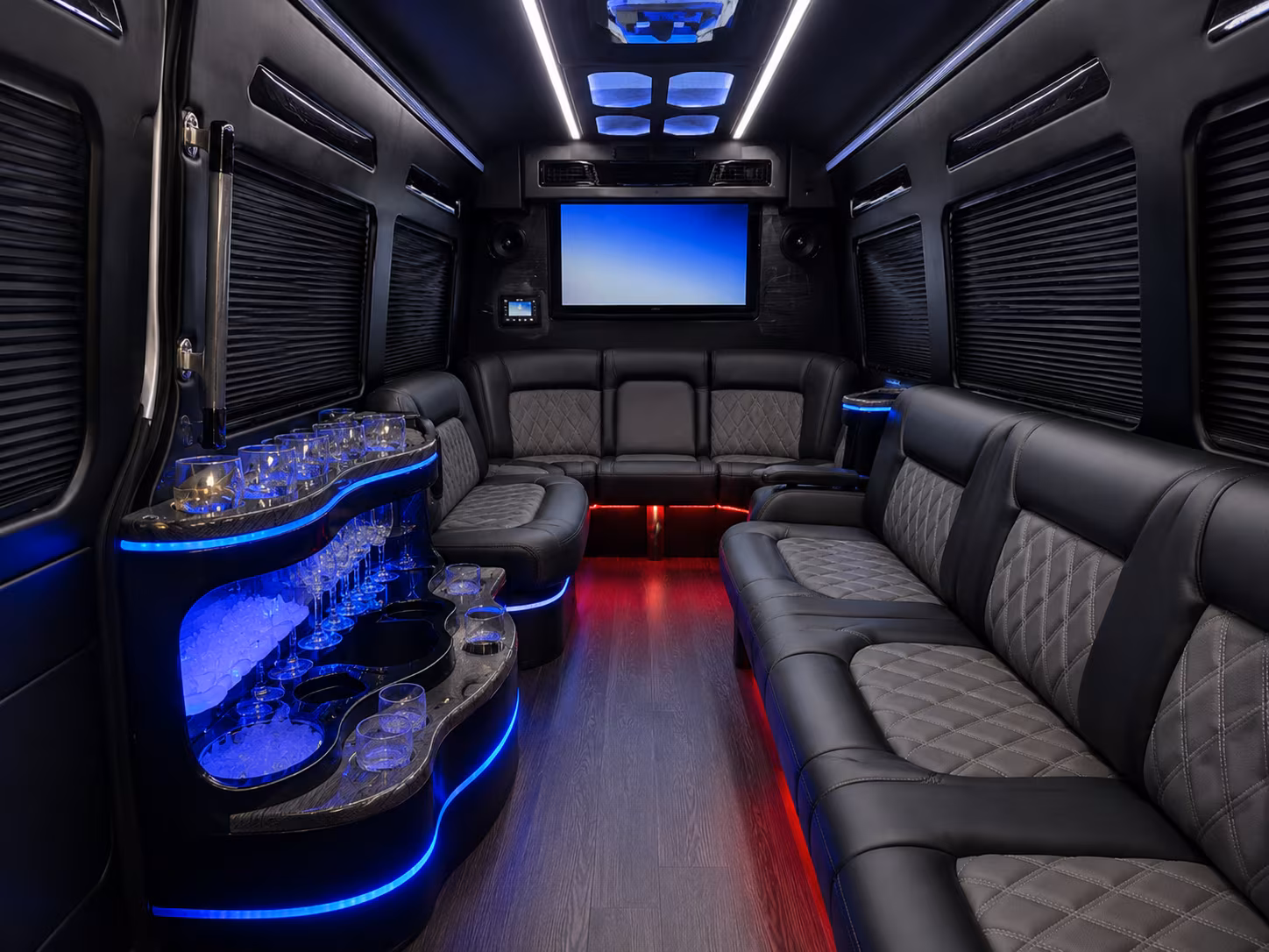 Fort Lauderdale Corporate Transportation party bus exterior