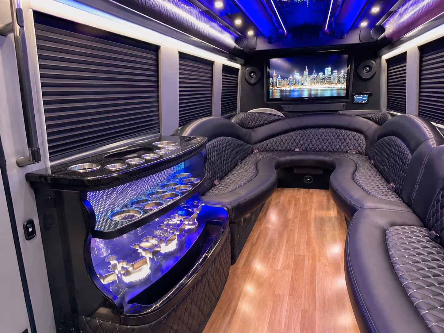 Fort Lauderdale Private Event Transportation party bus exterior