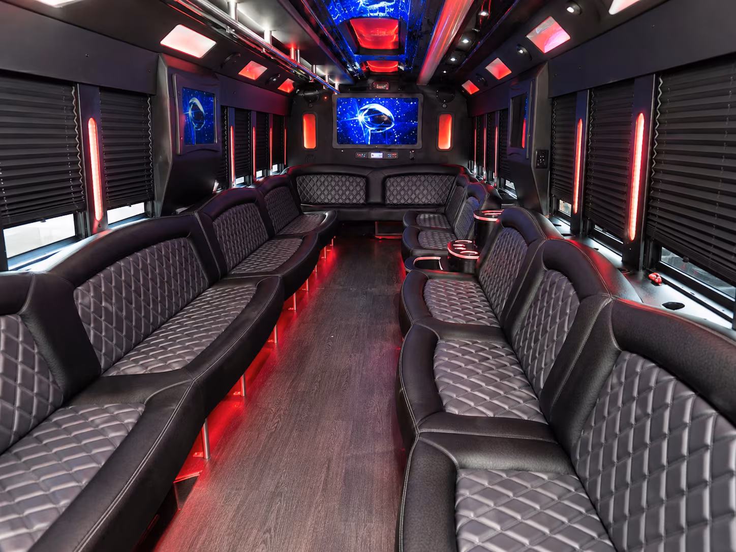 Fort Lauderdale Prom & Homecoming Transportation party bus exterior