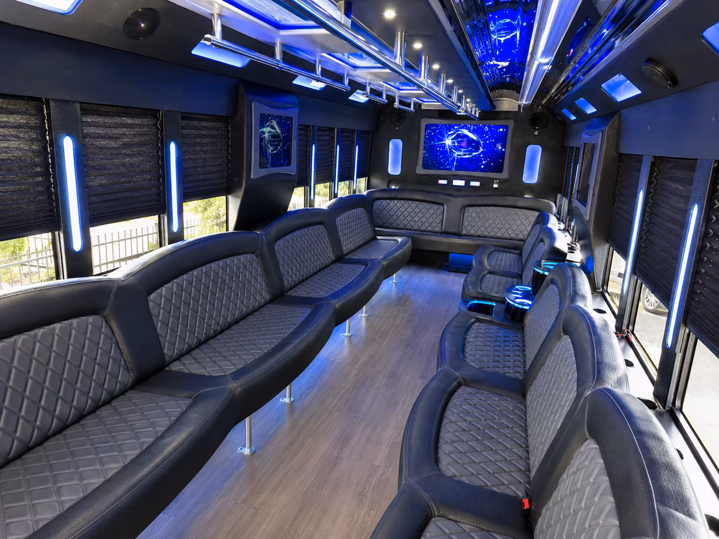 Fort Lauderdale Prom & Homecoming Transportation party bus exterior