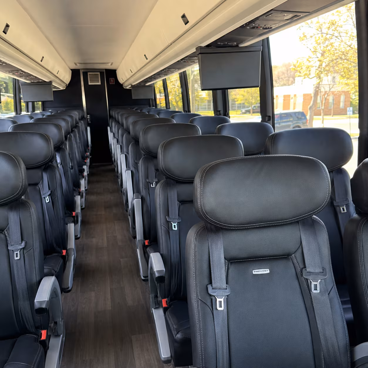 Fort Lauderdale School Event Transportation party bus exterior