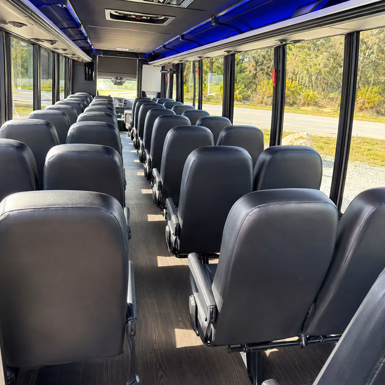 Fort Lauderdale School Event Transportation onboard seating