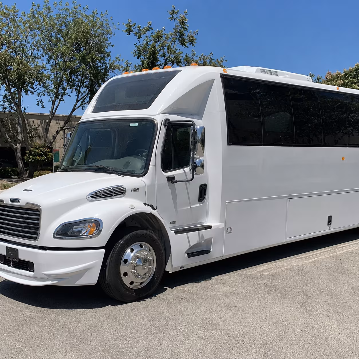 Fort Lauderdale Sporting Event Transportation party bus exterior