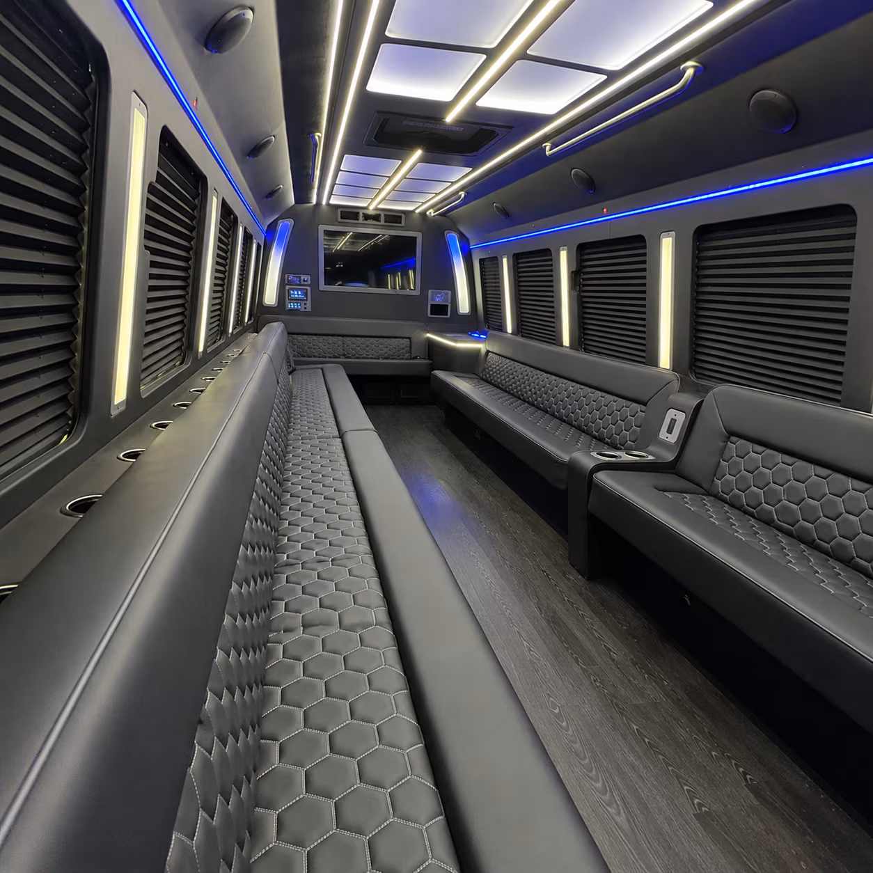 Fort Lauderdale Sporting Event Transportation party bus exterior