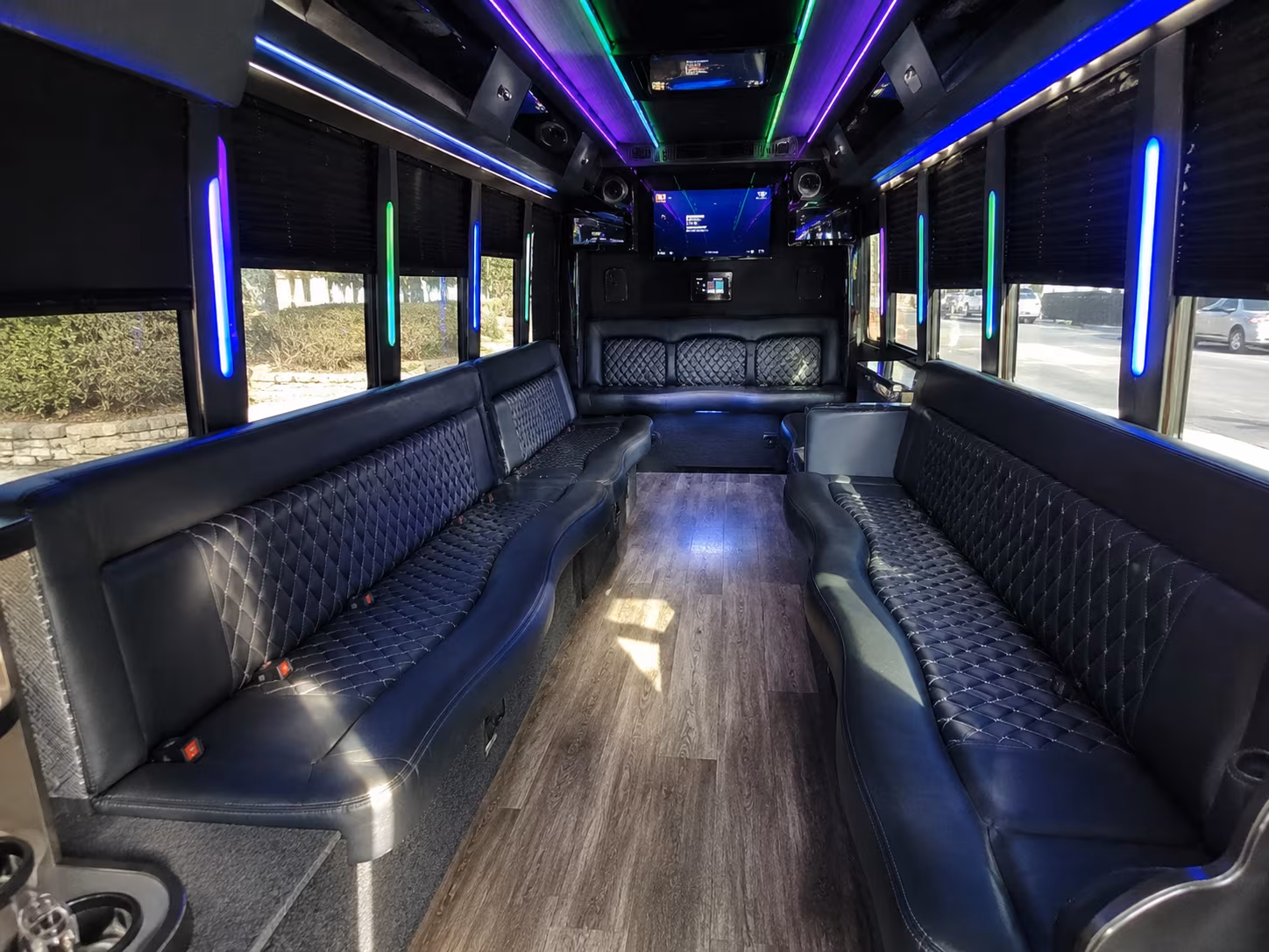 Fort Lauderdale Winery Tour & Pub Crawl Transportation onboard seating