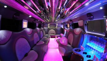 Cadillac Escalade Ft Lauderdale limo interior