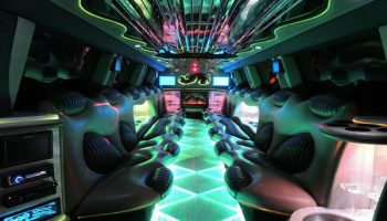 Hummer limo Ft Lauderdale interior