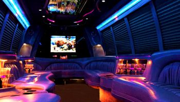 18 passenger party bus rental Hollywood