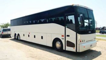 50 passenger charter bus Sunrise