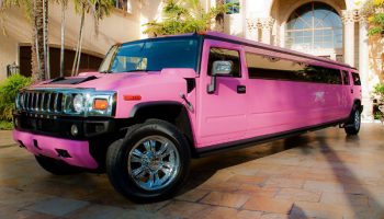 pink hummer limo service Doral